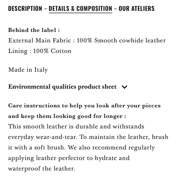 Sezane Farrow Mini Leather Bag NEW Bright Orange Red - Picture 10 of 11